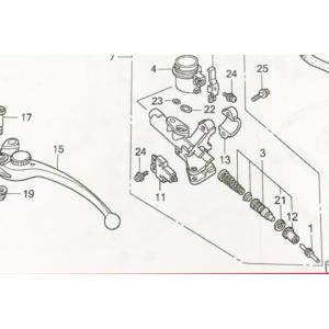 CBR1000RR(SC57)　クラッチマスターシリンダーインナーキット　(クラッチマスターシリンダ...