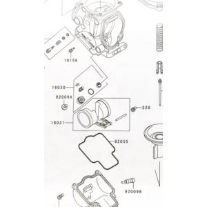 カワサキ（Kawasaki） バリオス2(ZR250B) フロートチャンバー