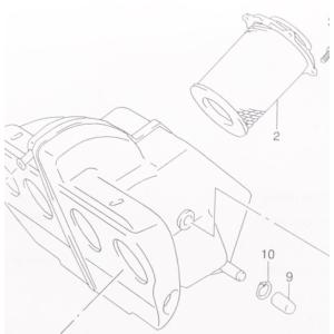 スズキ イナズマ400(GK7BA) プラグキャップ＆関連部品 1台分 図