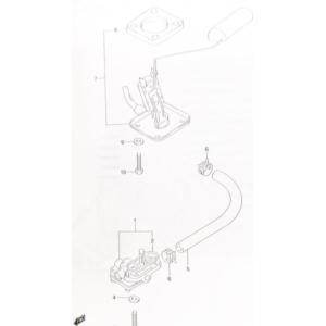 イナズマ400(GK7BA)　フューエルコック　(ガソリンコック　燃料コック)　図中(1番)　443...