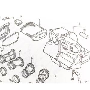 ホンダ CBR1000RR(SC57) エアクリーナーエレメント 1台分 (エア 