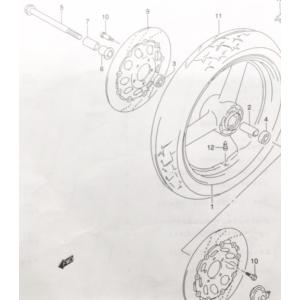 スズキ（SUZUKI） イナズマ400(GK7BA) フロントフォークオーバーホール