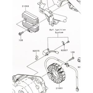 ニンジャ250R(EX250K)　レギュレーター　(レクチファイヤ　レクチファイア　レギュレター)　...