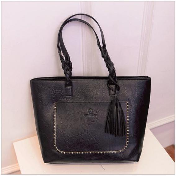 トートバッグ   ブラック 大容量 A4サイズ対応 通勤通学 ビジネス デイリー