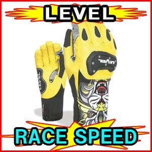 年モデル Level レベル Race Speed レースグローブ プロテクター付 5本指タイプ race Speed スポーツショップzero 通販 Yahoo ショッピング