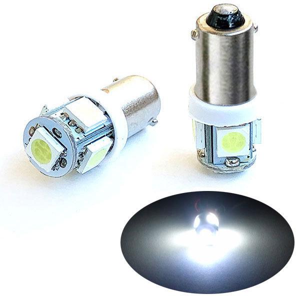 BA9S 5smd LED バルブ 2個set ホワイト発光 送料無料