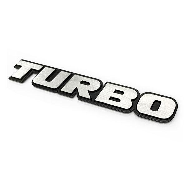 エンブレム 車 ステッカー TURBO パーツ 3D アクセサリー ロゴ マーク バックドア 外装 ...