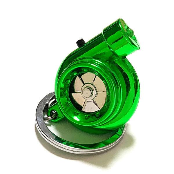 キーホルダー キーリング 鍵 カギ メンズ レディース ターボ タービン音付き LED ライト 車 ...