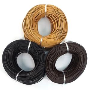 革紐 本革 幅4mmX厚さ2mm 平紐 1m単...の詳細画像2