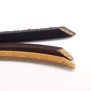 革紐 本革 幅4mmX厚さ2mm 平紐 1m単...の詳細画像3