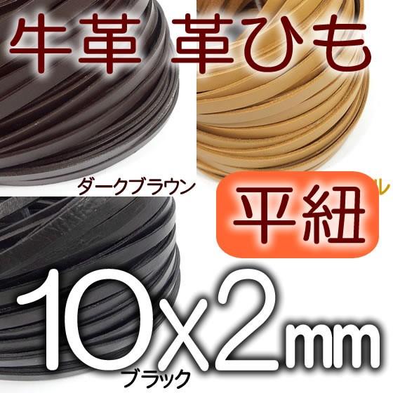 革紐 本革 幅10mmＸ厚さ2mm 平紐 1m単位 革ひも 切り売り 10.0mm幅  皮ひも 皮紐...