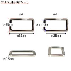 角カン 通り幅19mm/25mm/31mm/3...の詳細画像2