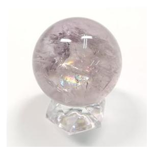 アメジスト(紫水晶) 丸玉 台座付き 直径 約42mm