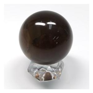 スモーキークォーツ 丸玉 台座付き 直径 約44mm