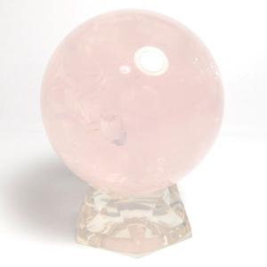 ✳️☆ピンクの超大玉❗☆レインボー スター ローズクォーツ 丸玉 天然石 原石 ローズクォーツ 丸玉 紅水晶 販売 | 天然石専門店 【鬮石】