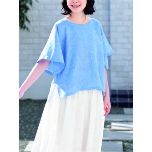 高橋恵美子デザイン　手ぬいのスリット入りブラウス　型紙　M　L　LLサイズ<br>【ブティック社/型...