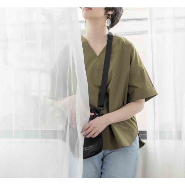 Vネックプルオーバー　型紙　S　M　L　LLサイズ【型紙/パターン/縫い代付き/プルオーバー/定番/...
