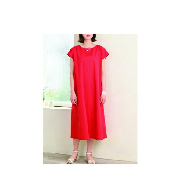 バックシャンデザインのワンピース　型紙　S　M　L　LLサイズ【ブティック社/型紙/大人服/パターン...