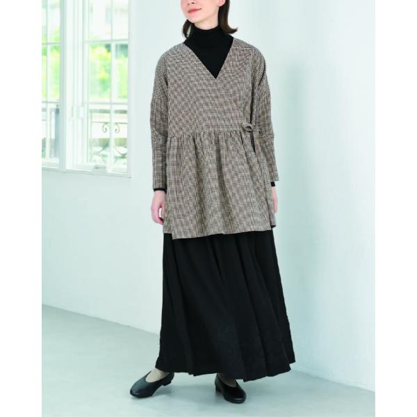 カシュクールのチュニック　型紙　S　M　L　LLサイズ<br>【ブティック社/型紙/大人服/パターン...