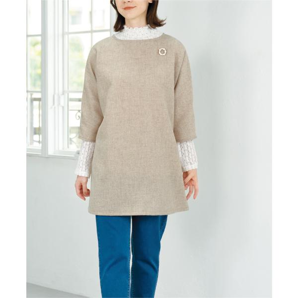 ドルマンスリーブのチュニック　型紙　S　M　L　LLサイズ<br>【ブティック社/型紙/大人服/パタ...