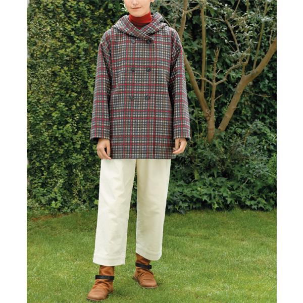 【型紙】ショート丈のフードコート(SB-0053)　型紙　S　M　L　LLサイズ【ブティック社/型紙...