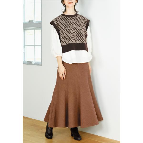 【型紙】 8枚はぎのマーメイドスカート (SB-0055)　型紙　S　M　L　LLサイズ【ブティック...