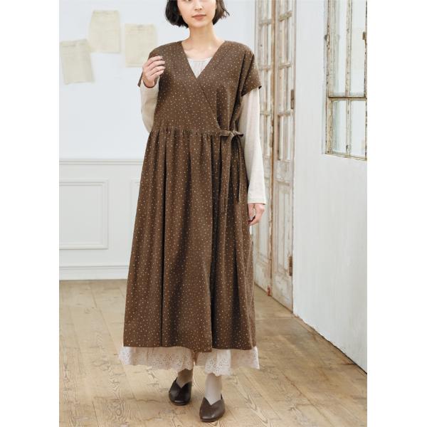 【型紙】カシュクールの袖なしワンピース(SB-0060)　型紙　S　M　L　LLサイズ 【ブティック...