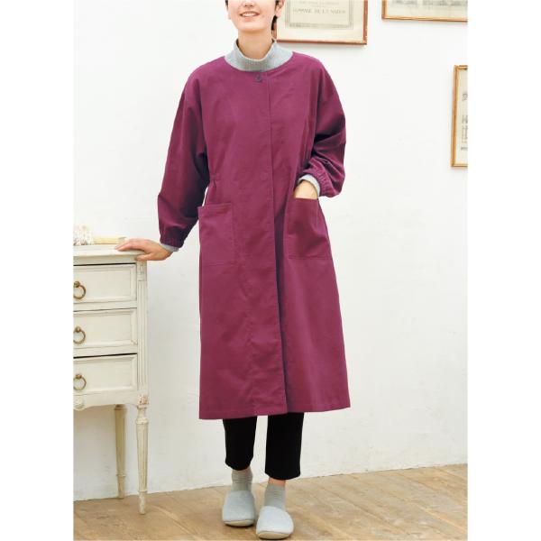 ロング丈の割烹着　型紙　S　M L LLサイズ 【ブティック社/型紙/大人服/パターン/4サイズ/レ...