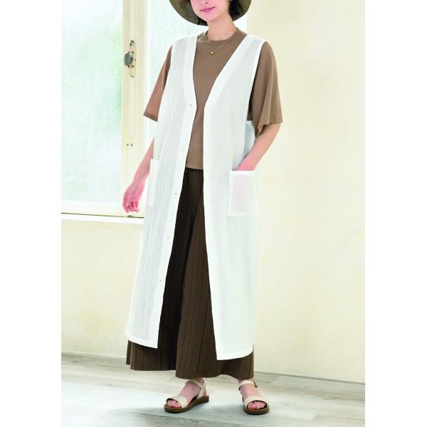 ロングジレ(SB-0096)　型紙　S　M　L　LLサイズ【ブティック社/型紙/大人服/パターン/レ...