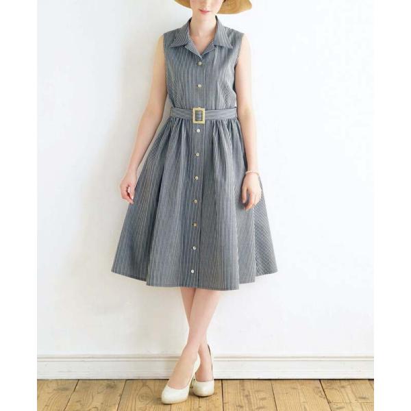 ノースリーブシャツワンピース(SB-0103)　型紙　S　M　Lサイズ【ブティック社/型紙/大人服/...