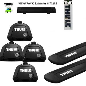 THULE キャリアset AUDI 80 Avant   RR付車 th710410 th7111B th7325B  STBK13｜sptanigawaya