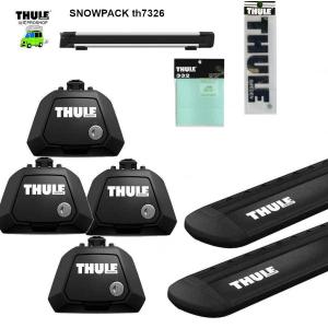 THULE キャリアset AUDI A4 Avant  8D# RR付車 th710410 th7112B th7326 th332 STBK13｜sptanigawaya