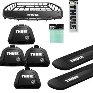 THULE キャリアset アウディ:A4:アバント  8D# RR付車 th710410 th7112B  th859xt th332 STBK13｜sptanigawaya