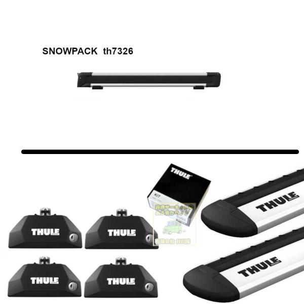 THULE キャリアset BMW MINI 5dr F55系 DR付車 th7106 th7111...