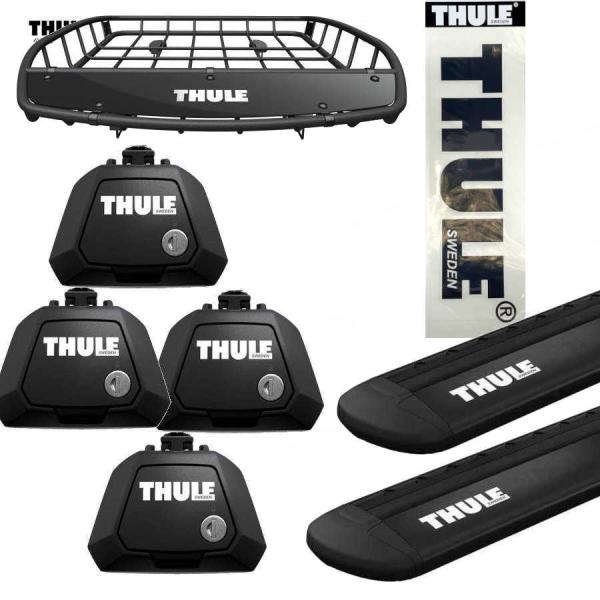 THULE キャリアset1台分 ジープ　レネゲード(クライスラー) #BV13#系 RR付 th7...