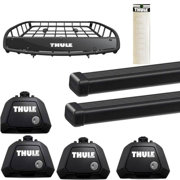 THULE キャリアset1台分 キャデラック:SRX T265E: RR付車 th710410 t...