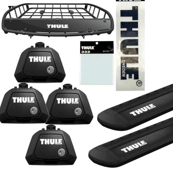 THULE キャリアset キャデラック:SRX T265E RR付車 th710410 th711...