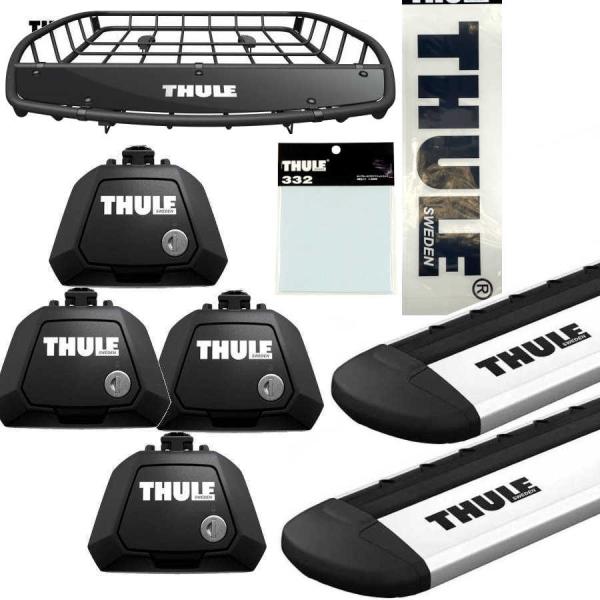 THULE キャリアset キャデラック:SRX T265E RR付車 th710410 th711...