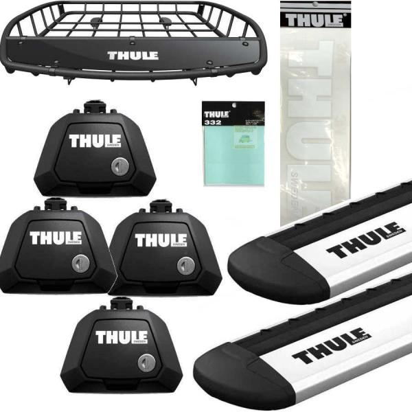 THULE キャリアset 三菱:シャリオグランディス: N84 94W RR付車 th710410...