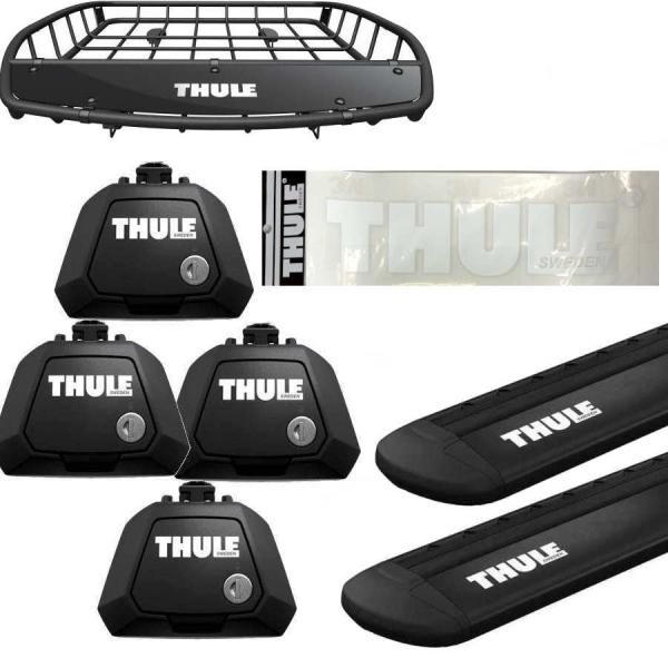 THULE キャリアset1台分 トヨタ:ラッシュ: J210E J200E RR付車 th7104...