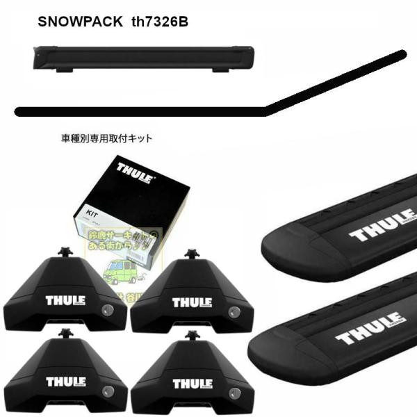 THULE キャリアset  TOYOTA Harrier AXUH8#/MXUA8#系 RR無し用...