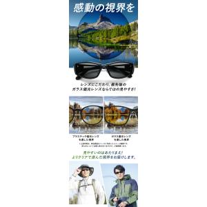 偏光サングラス メンズ UVカット アジアンフ...の詳細画像1