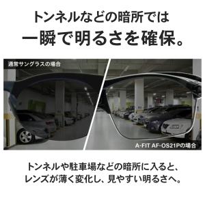 瞬間調光オーバーサングラス メンズ UVカット...の詳細画像4