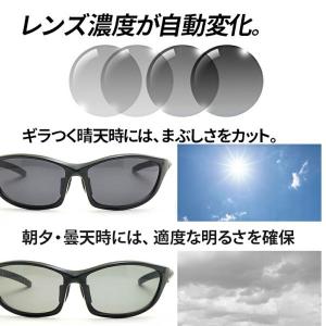偏光調光スポーツサングラス メンズ UVカット...の詳細画像3