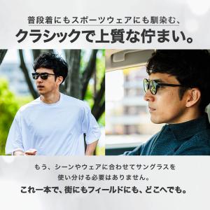 普段使いできるスポーツサングラス メンズ 偏光...の詳細画像1