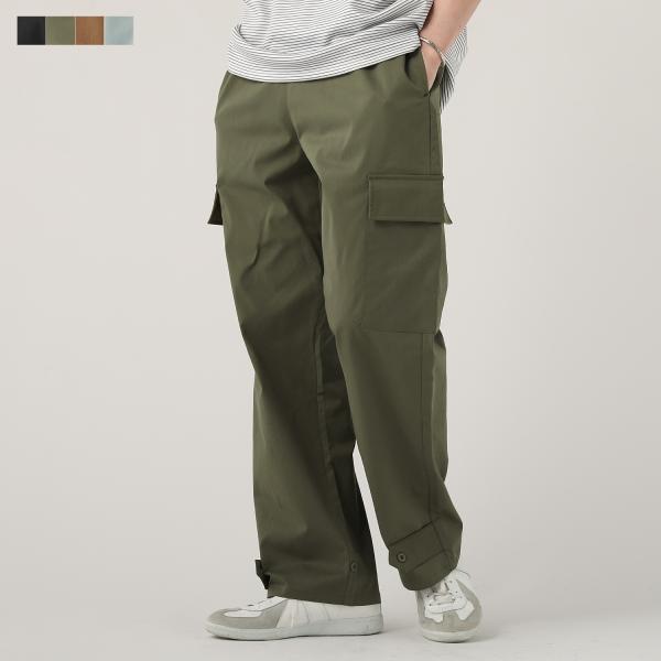 カーゴパンツ パンツ メンズ 夏服 ストレート ワイドパンツ ミリタリー M-47