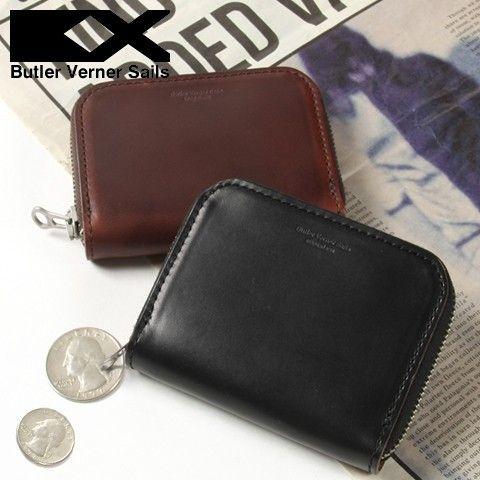 日本製 ラウンドジップ コインケース Butler Verner Sails