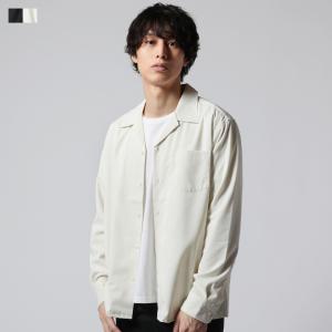 オープンカラーシャツ メンズ 日本製 ブランド イージーケア レーヨン ポリエステル オープンカラー｜spu