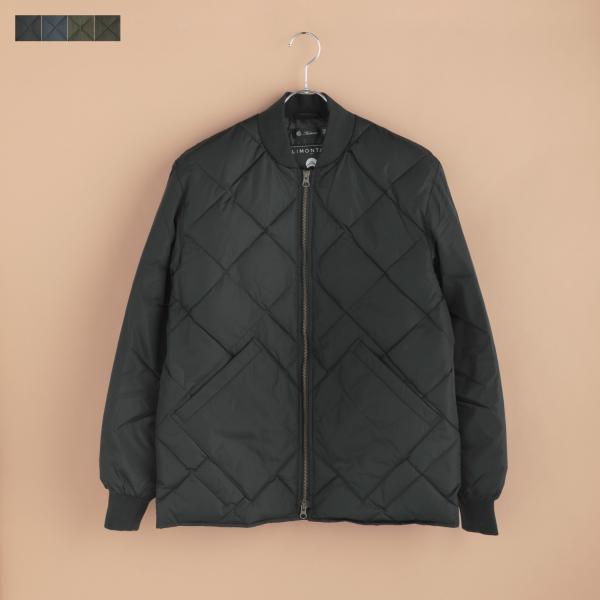 ダウンジャケット メンズ 冬 LIMONTA ROCKY ショート丈 長袖 ダイヤモンドステッチ