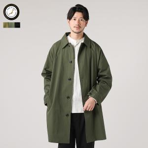 コート ステンカラーコート アウター メンズ 秋 秋服 冬 冬服 春 春服 日本製 国産 M-51 ミリタリー AUD｜spu